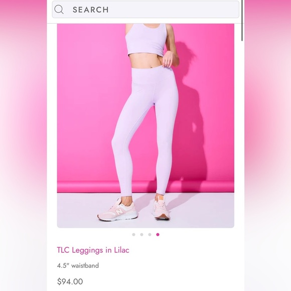 Terez TLC Leggings in Lilac - Picture 2 of 6
